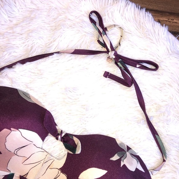 Athleta Purple Aqualuxe Floradora Top Tankini - Picture 4 of 7